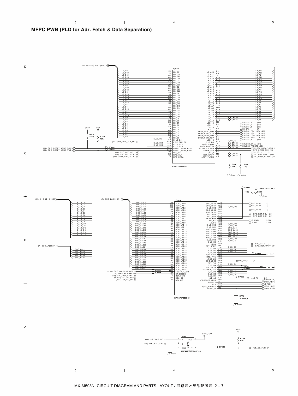 SHARP MX M283 M363 M453 M503 N U F Circuit Diagrams-3